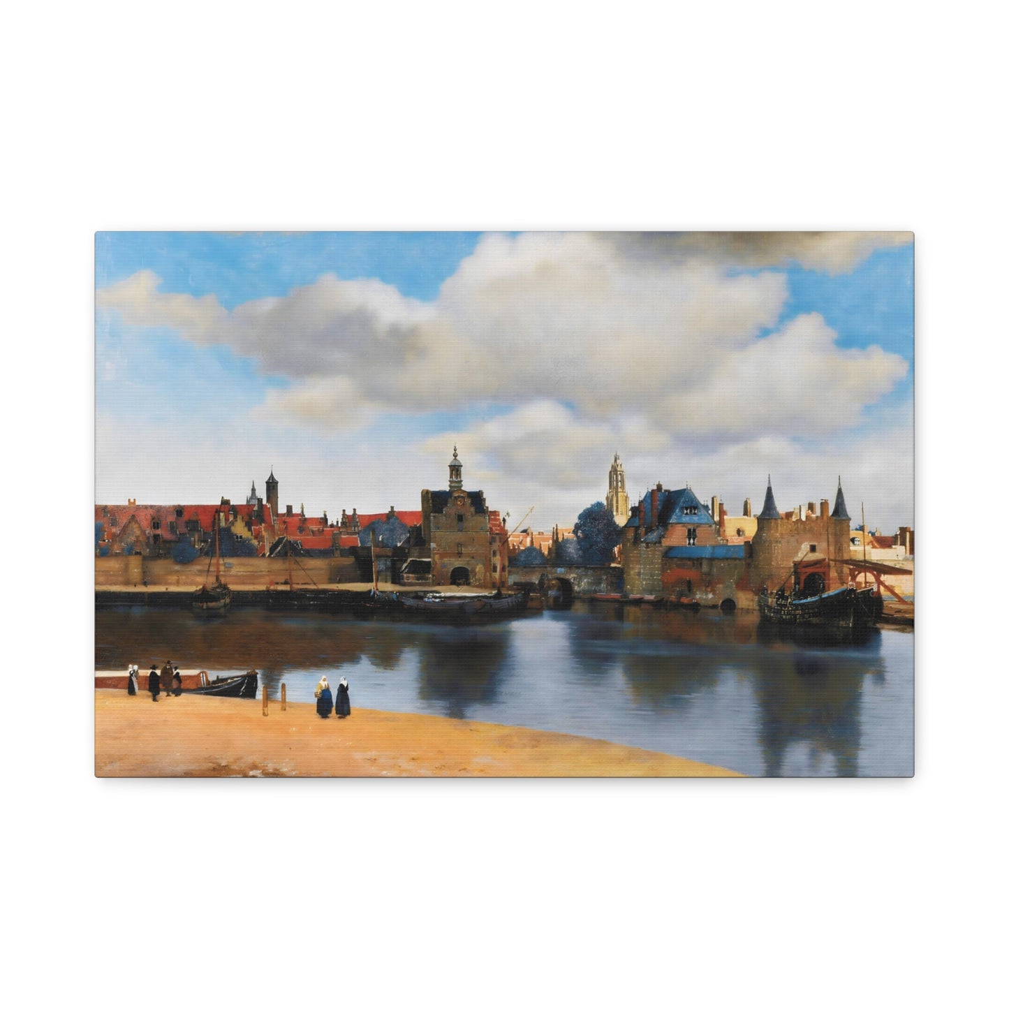 View of Delft By Johannes Vermeer