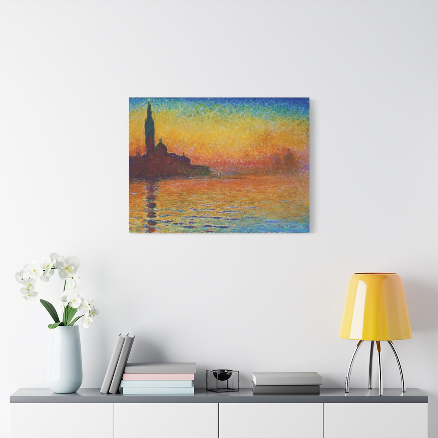 San Giorgio Maggiore at Dusk By Claude Monet