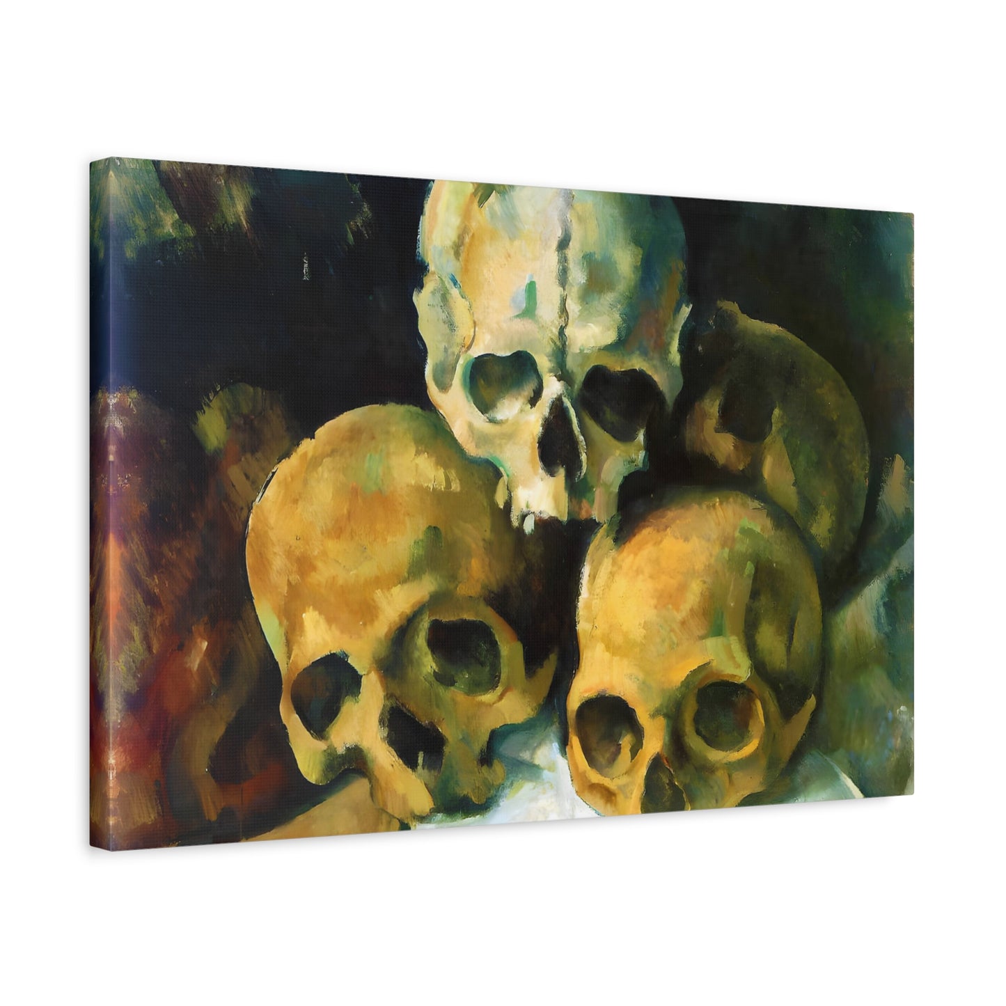 Pyramid of Skulls By Paul Cézanne