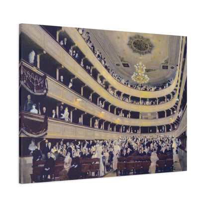 The Old Burgtheater By Gustav Klimt