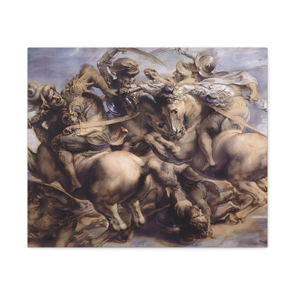 The Battle of Anghiari By Leonardo da Vinci