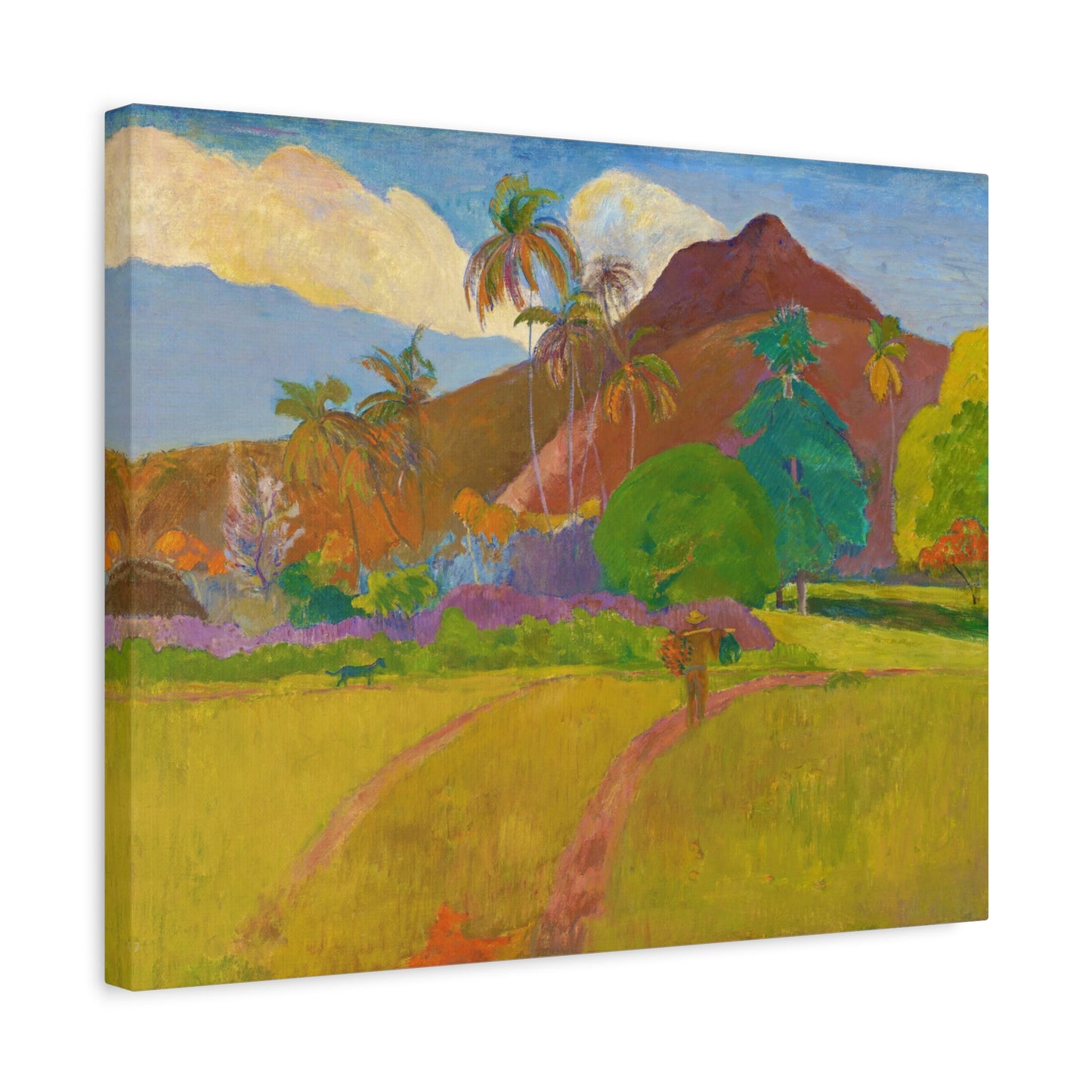 Tahitian Landscape By Eugène Henri Paul Gauguin