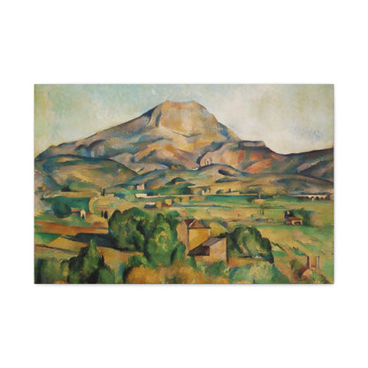 Mont Sainte-Victoire Seen from Bellevue By Paul Cézanne