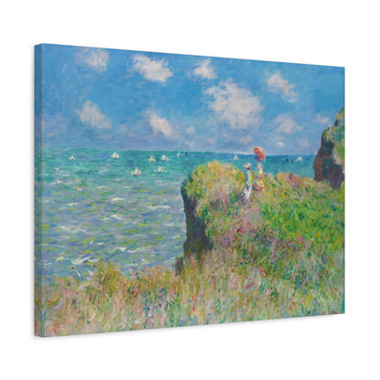 The Cliff Walk at Pourville By Claude Monet