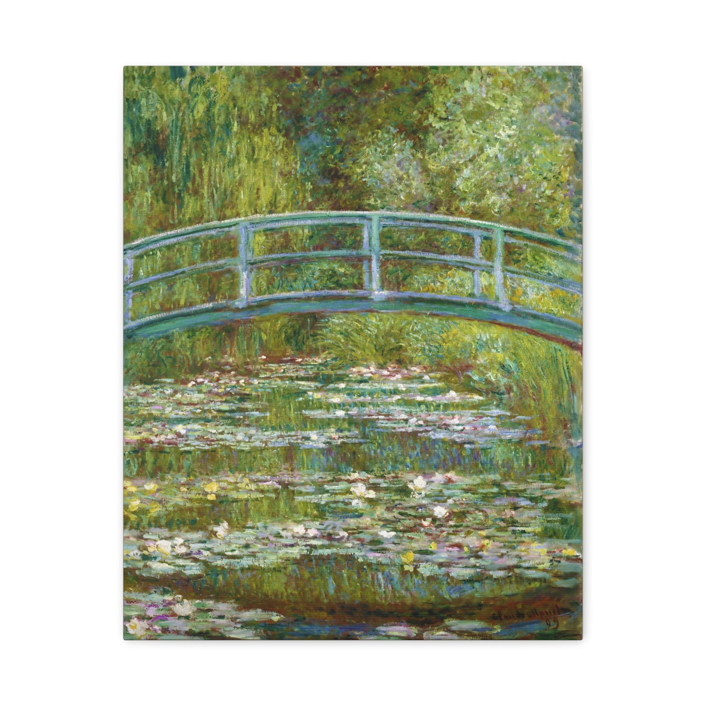 The Water Lily Pond By Claude Monet