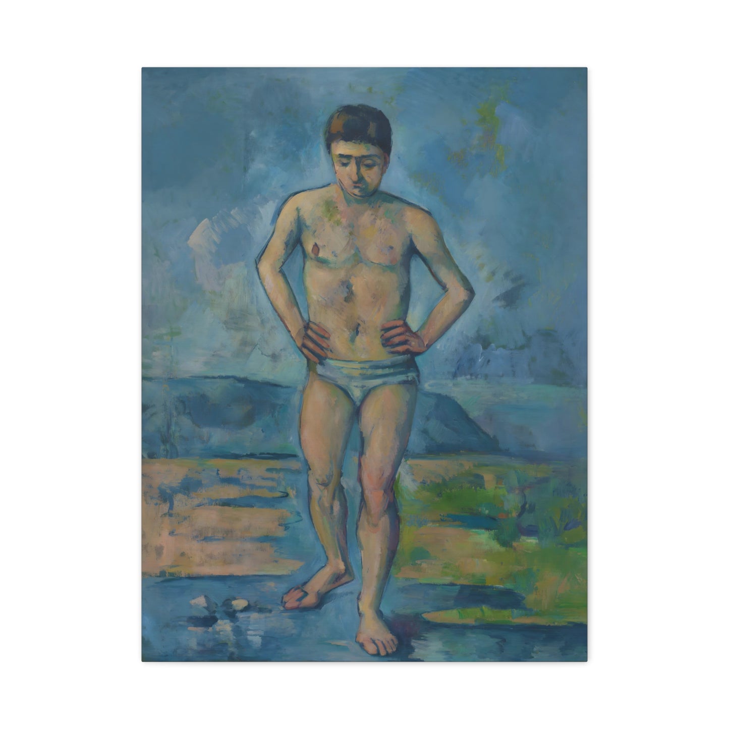 The Bather By Paul Cézanne