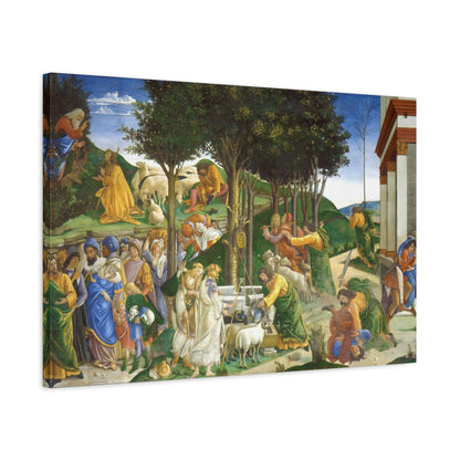 Youth of Moses By Sandro Botticelli