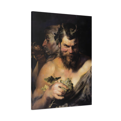 Two Satyrs By Peter Paul Rubens