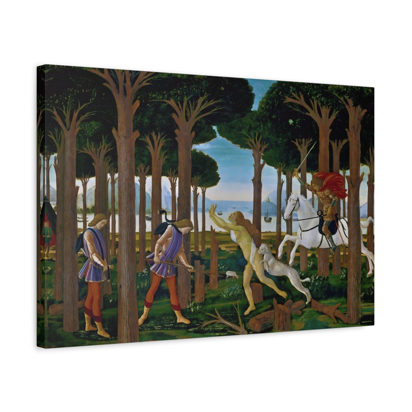 The Story of Nastagio degli Onesti By Sandro Botticelli