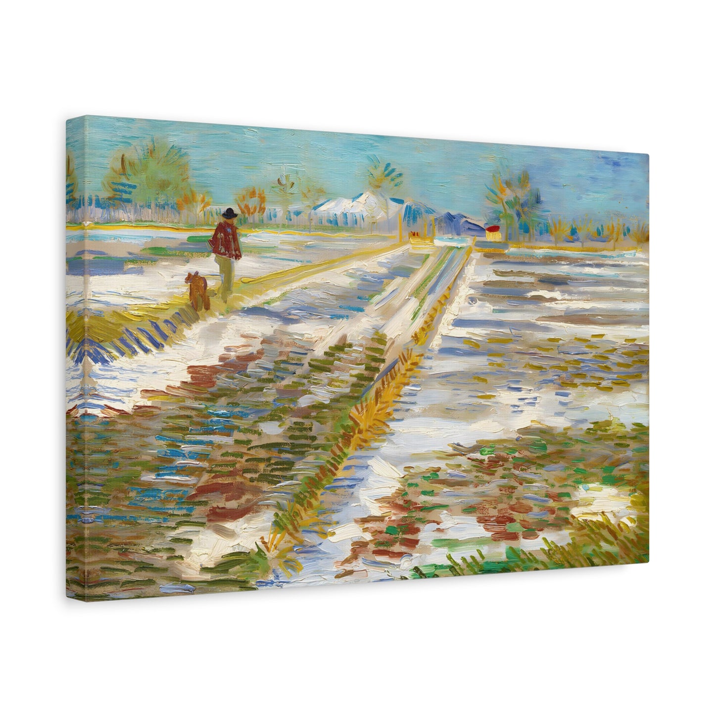 Landscape with Snow By Vincent van Gogh