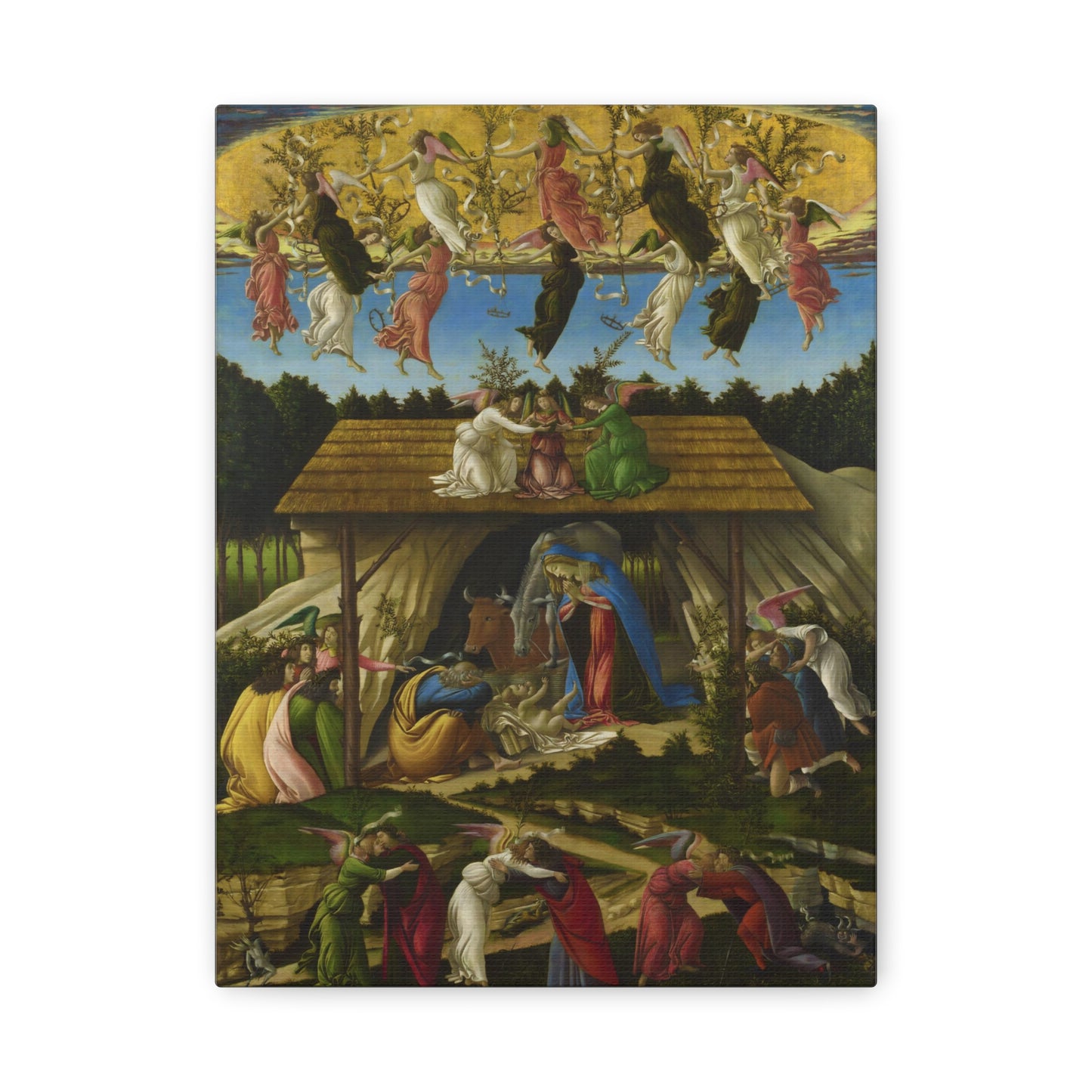 The Mystical Nativity By Sandro Botticelli