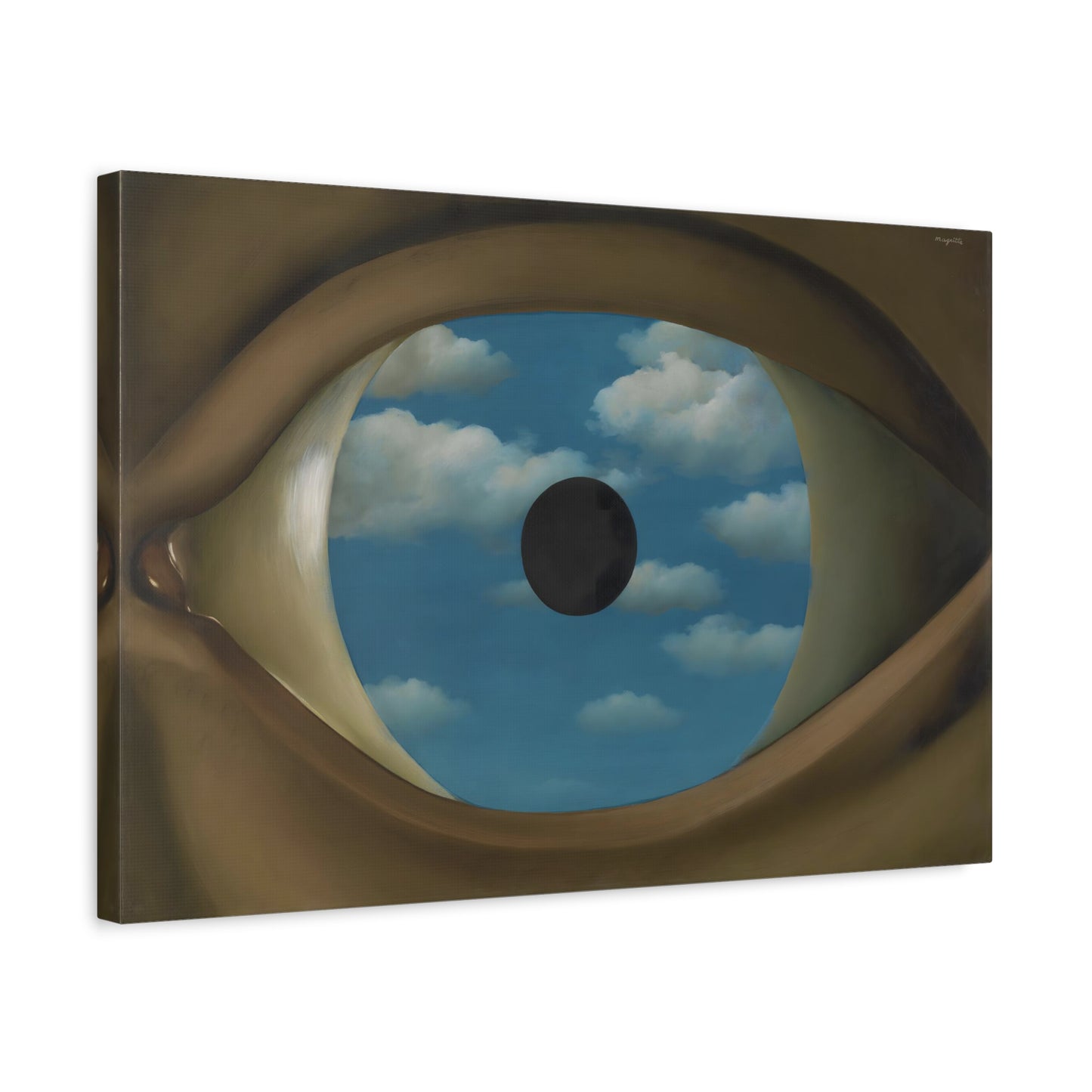 The False Mirror By René Magritte