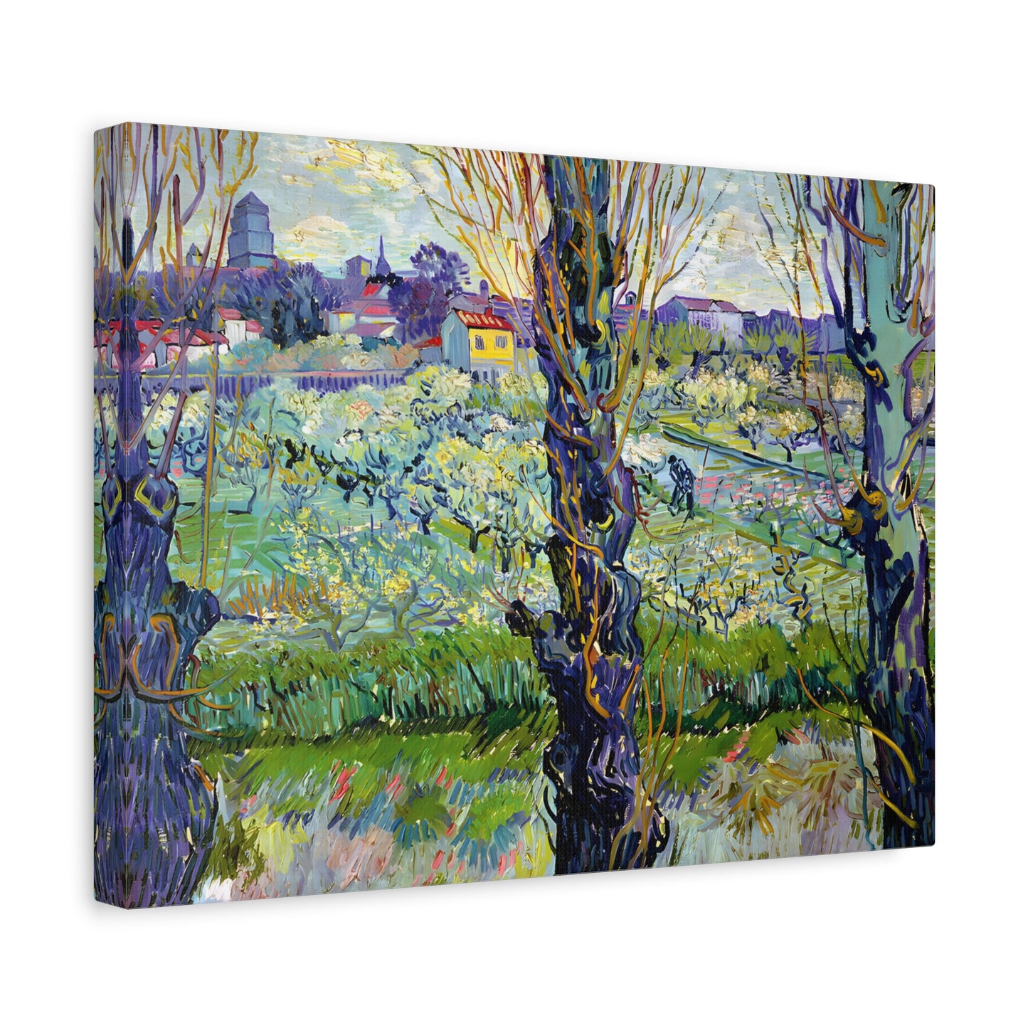 View of Arles, Flowering Orchards By Vincent van Gogh