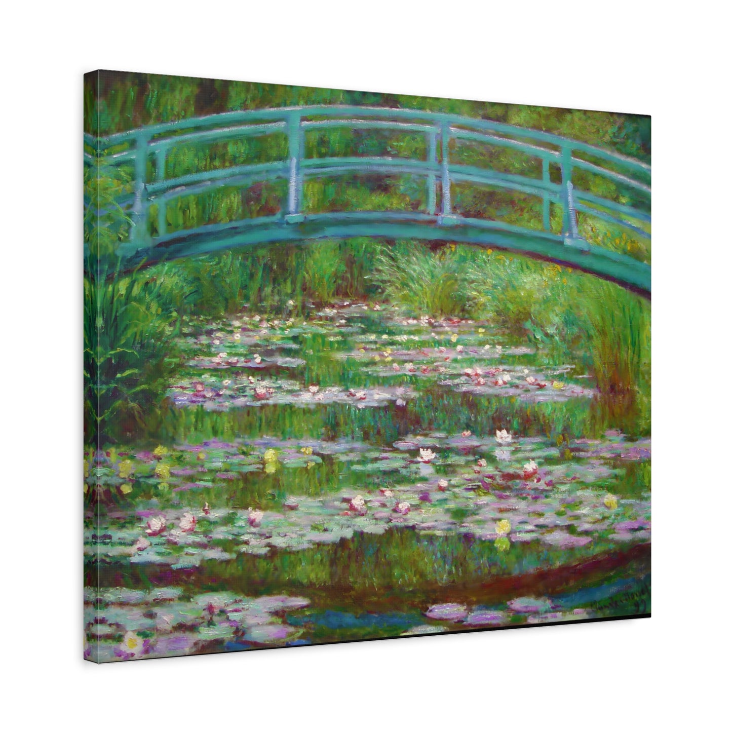 The Japanese Footbridge By Claude Monet