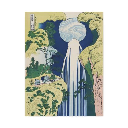 The Waterfall of Amida By Katsushika Hokusai