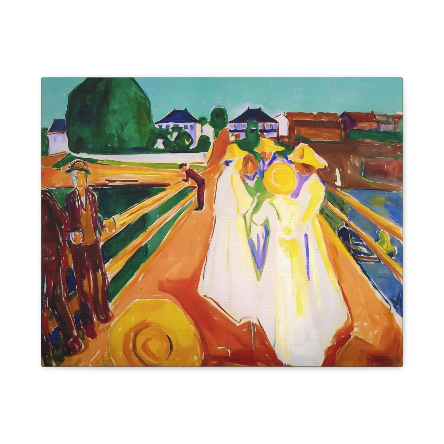 Women on the Bridge By Edvard Munch