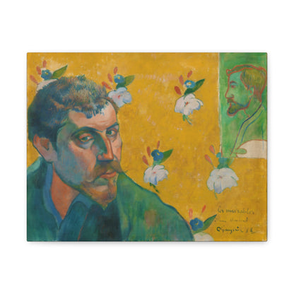 Self-Portrait with Portrait of Bernard By Eugène Henri Paul Gauguin