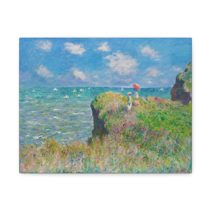 The Cliff Walk at Pourville By Claude Monet