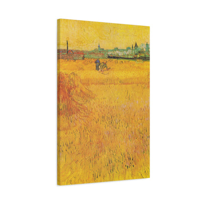 Arles: View from the Wheat Fields By Vincent van Gogh