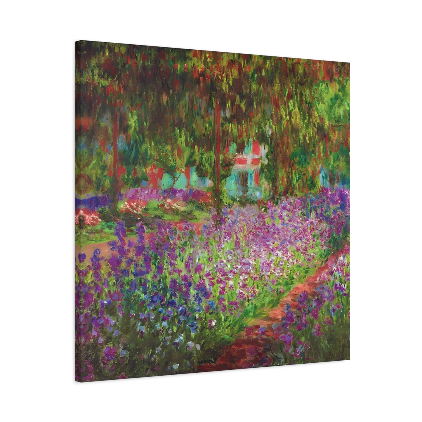 The Artist's Garden at Giverny By Claude Monet