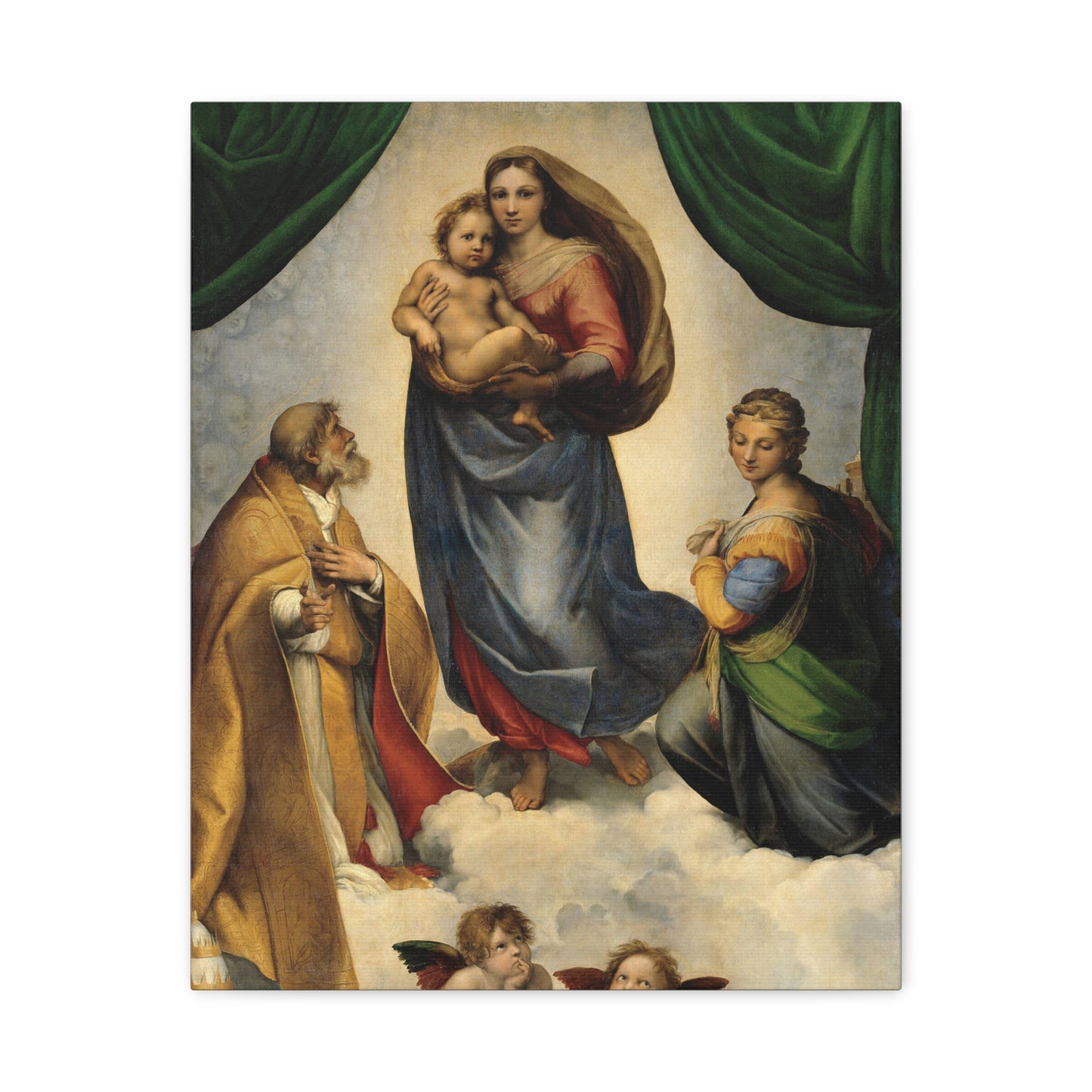 Sistine Madonna By Raphael