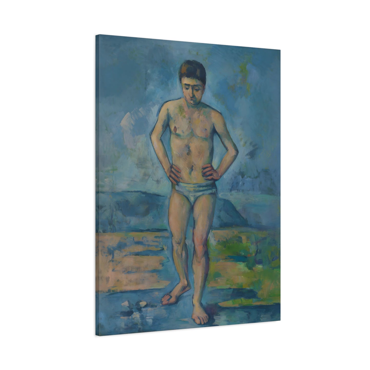 The Bather By Paul Cézanne