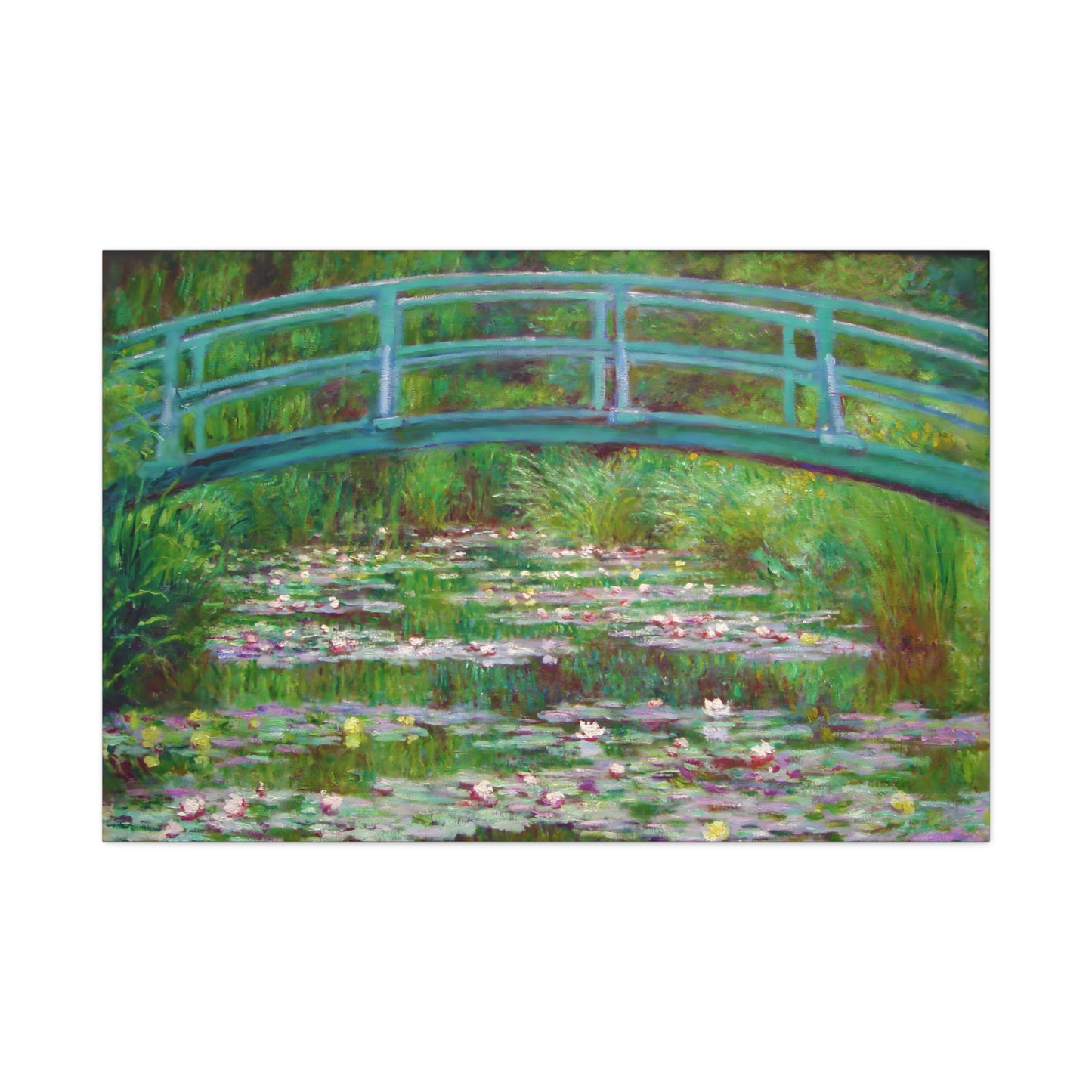 The Japanese Footbridge By Claude Monet