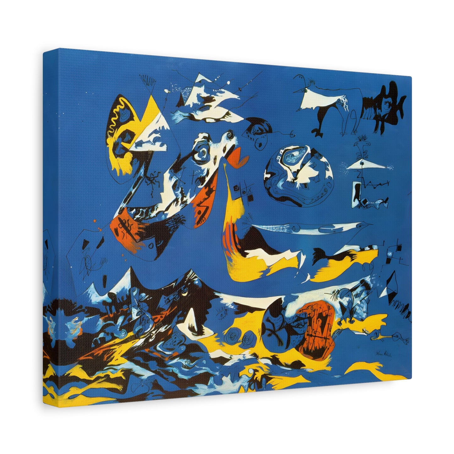 Blue (Moby Dick) By Jackson Pollock