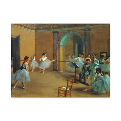 The Dance Foyer at the Opera By Edgar Degas