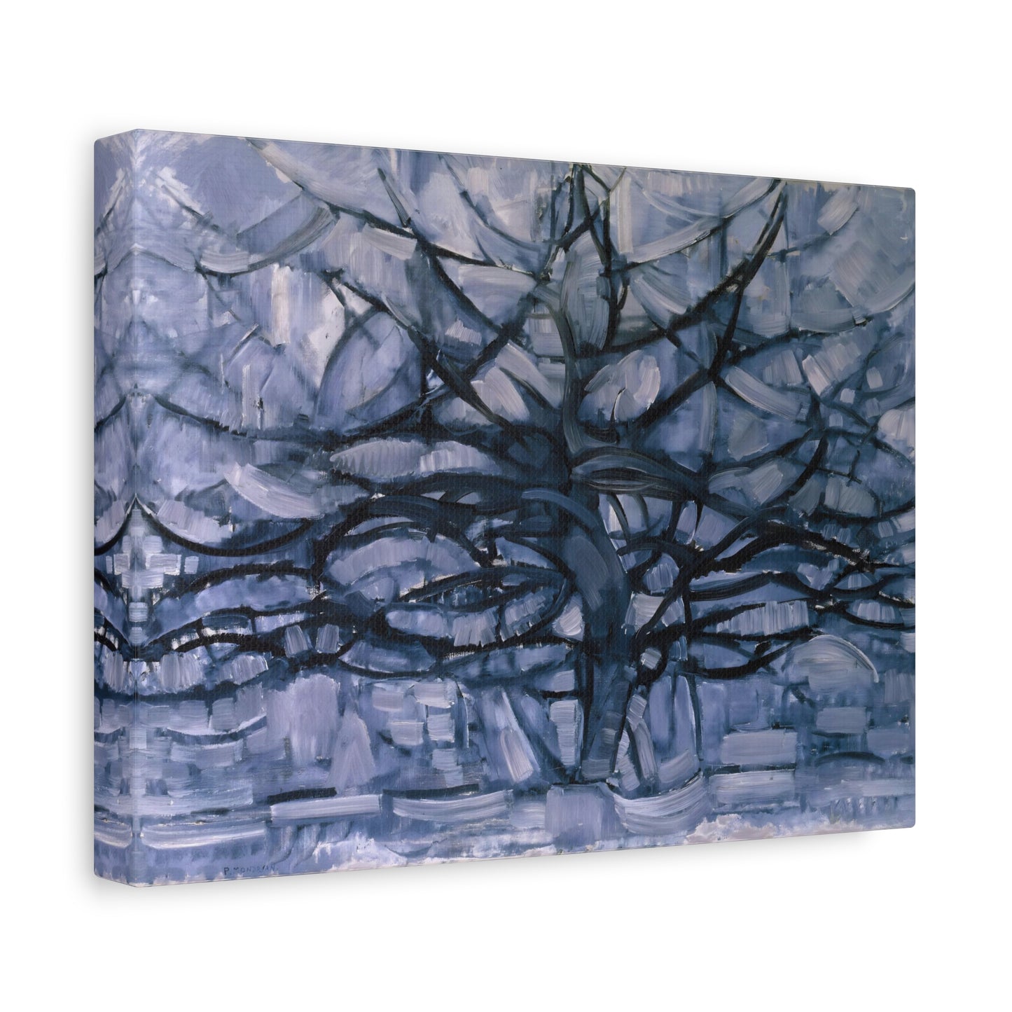 Gray Tree By Piet Mondrian