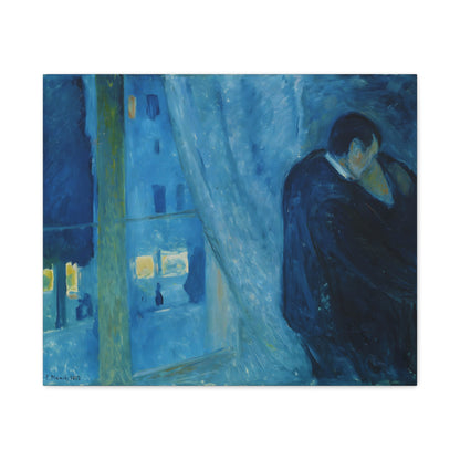 Kiss by the Window By Edvard Munch