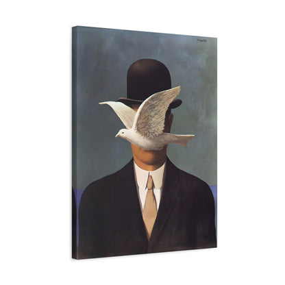 Man in a Bowler Hat By René Magritte