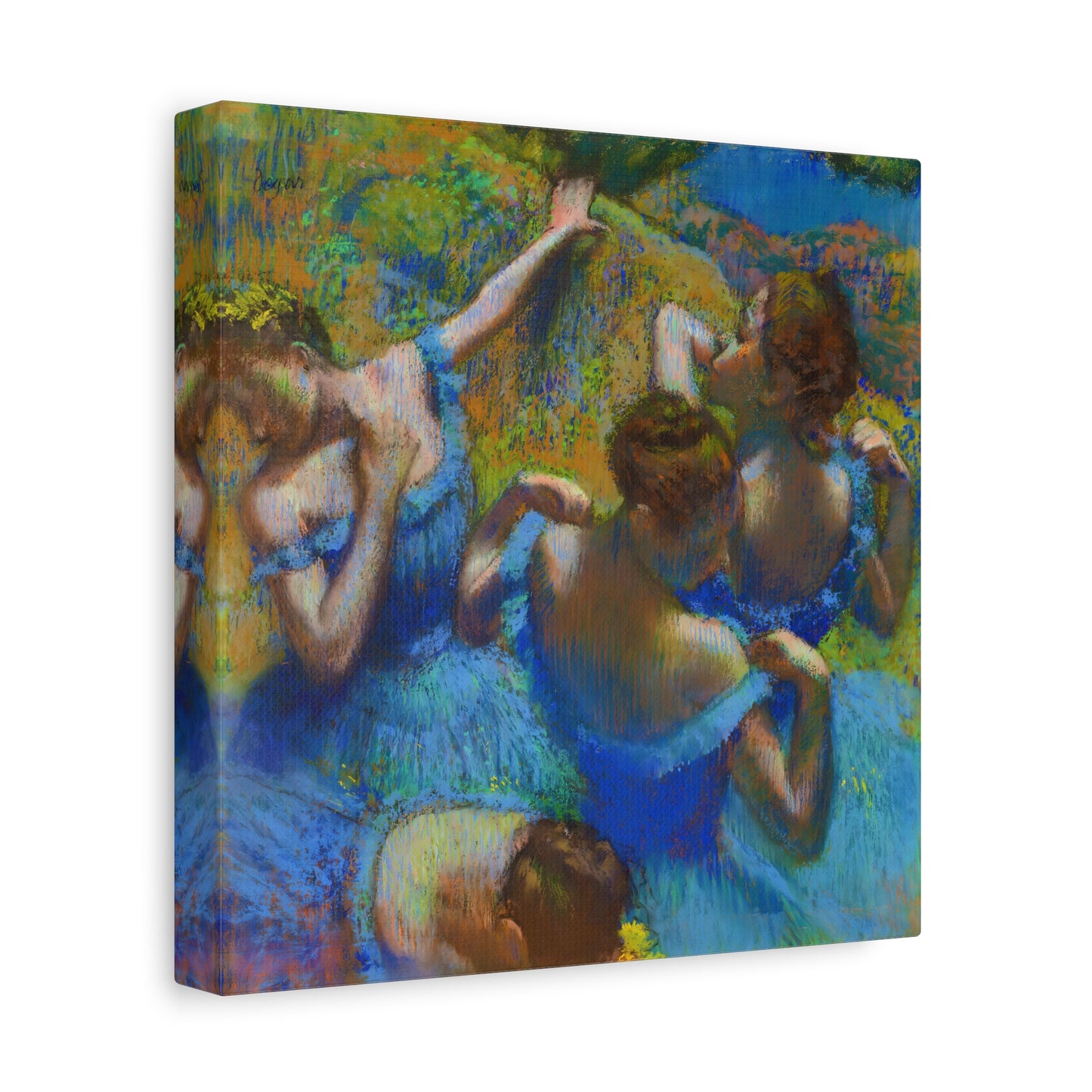 The Blue Dancers By Edgar Degas