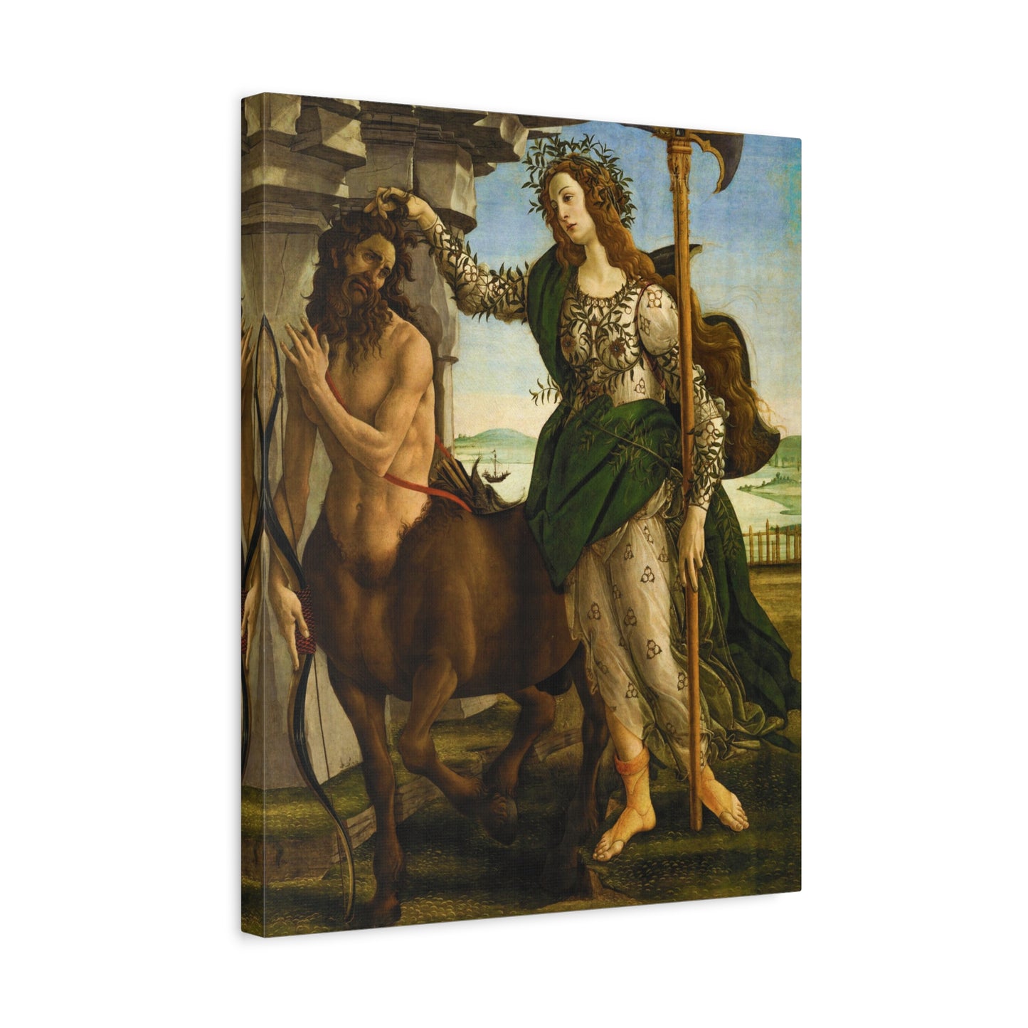 Pallas and the Centaur By Sandro Botticelli