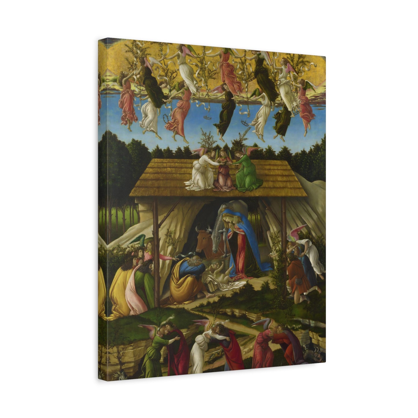 The Mystical Nativity By Sandro Botticelli