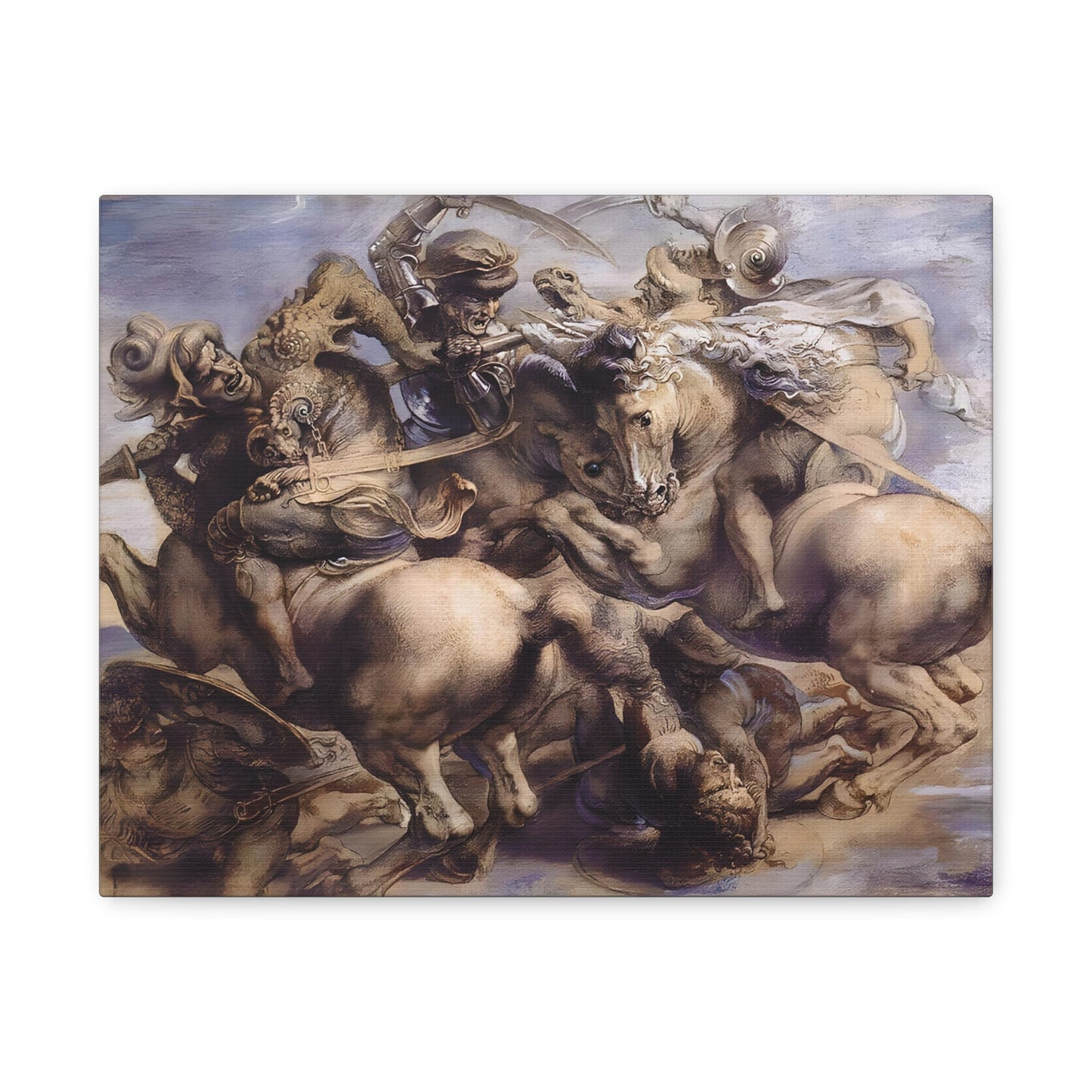 The Battle of Anghiari By Leonardo da Vinci