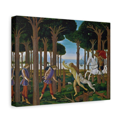 The Story of Nastagio degli Onesti By Sandro Botticelli