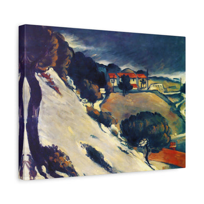 L'Estaque, Melting Snow By Paul Cézanne