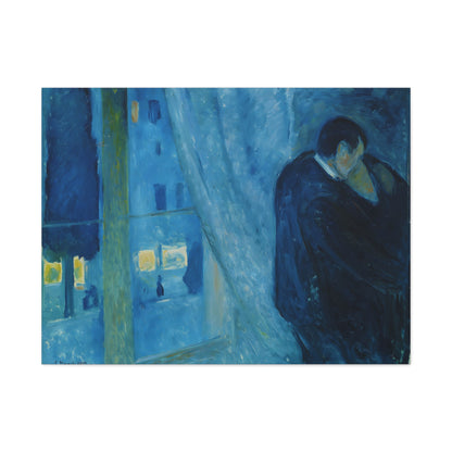 Kiss by the Window By Edvard Munch