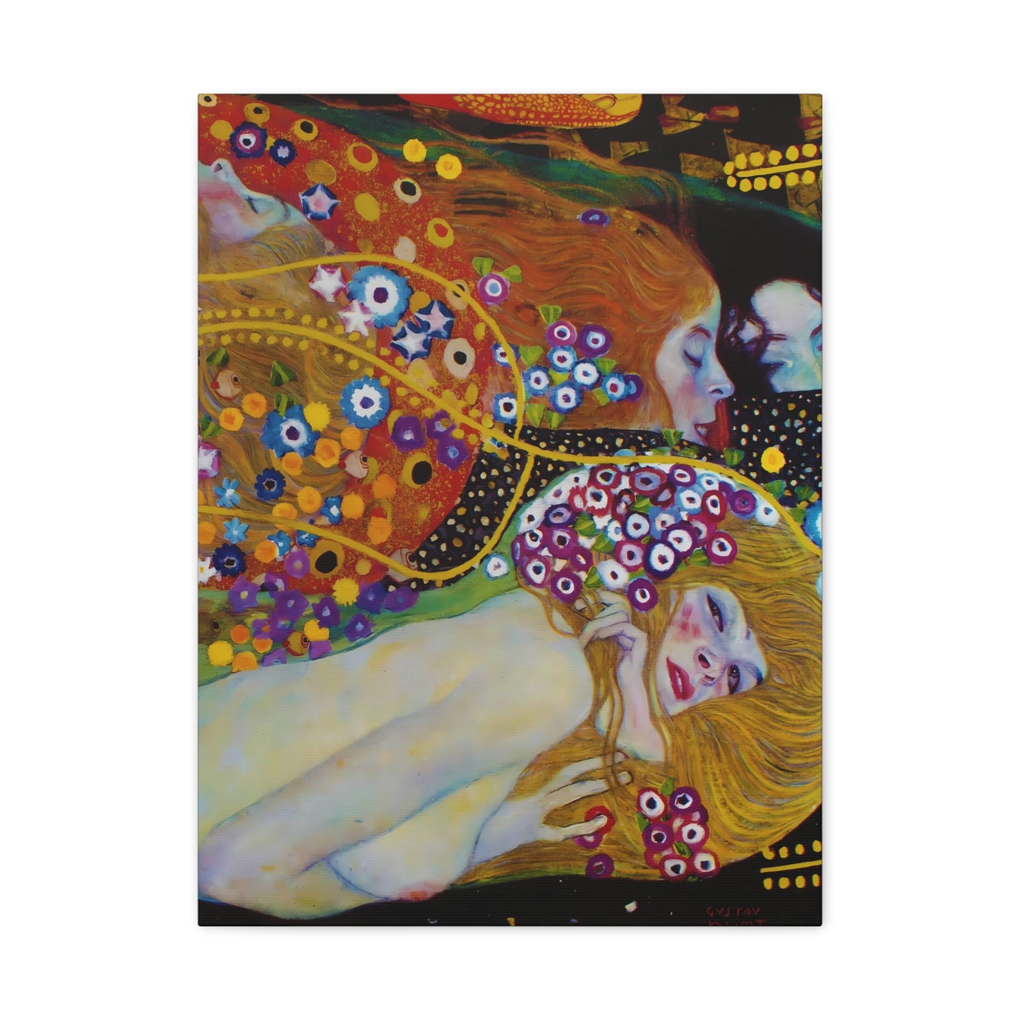 Water Serpents I By Gustav Klimt