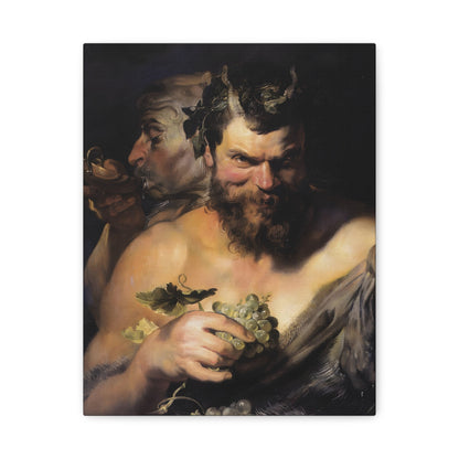 Two Satyrs By Peter Paul Rubens