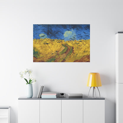 Wheatfield with Crows By Vincent van Gogh