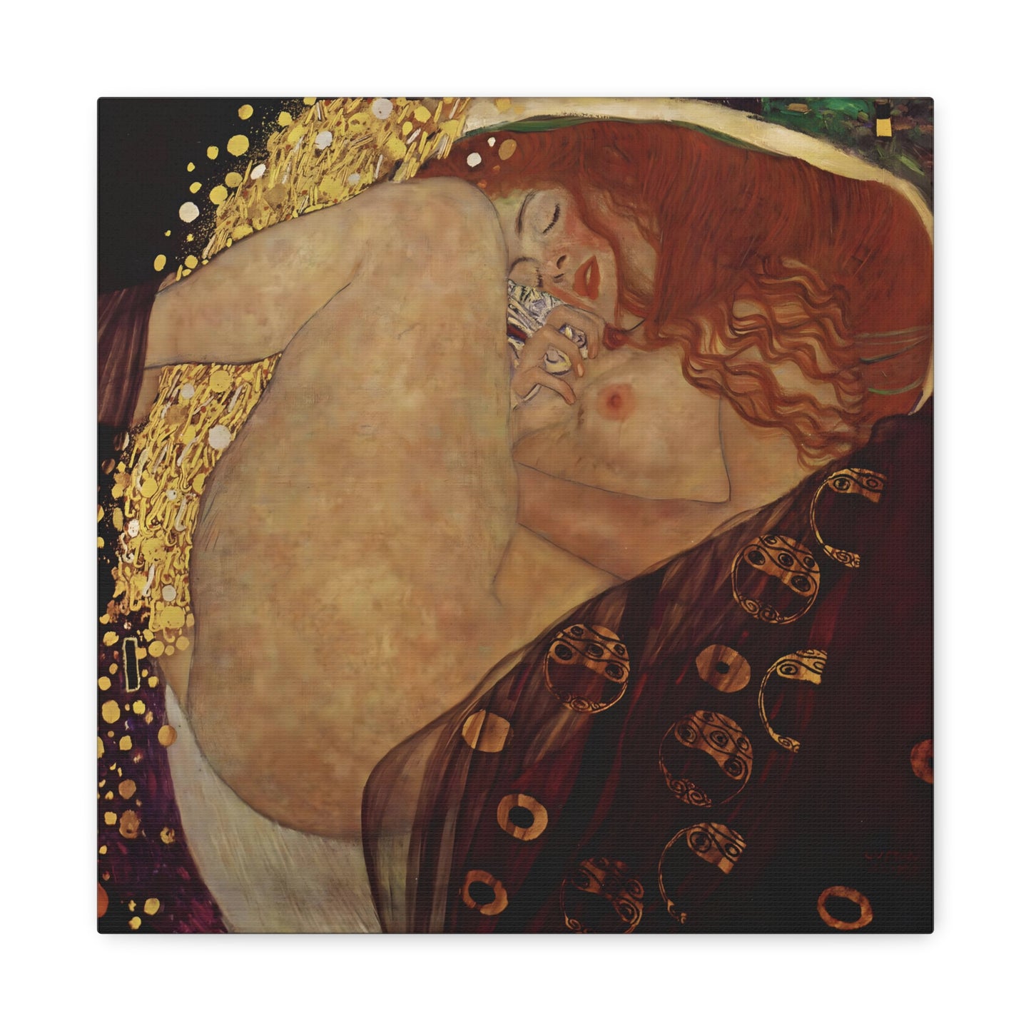 Danae By Gustav Klimt