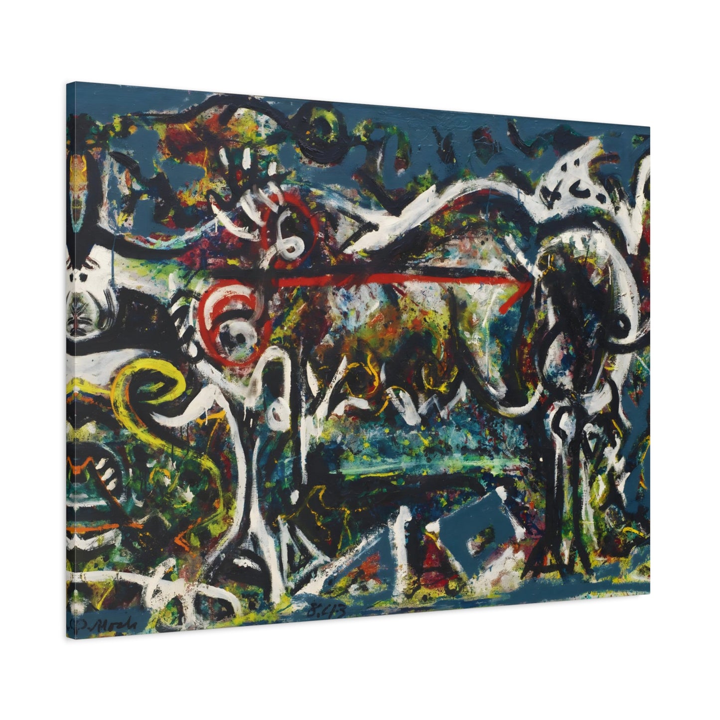 The She-Wolf By Jackson Pollock