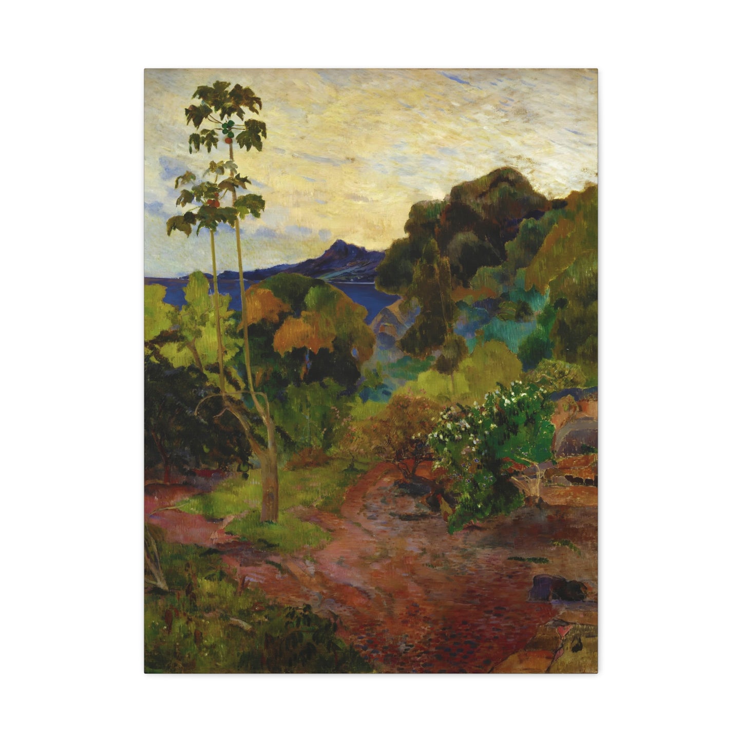 Martinique Landscape By Eugène Henri Paul Gauguin