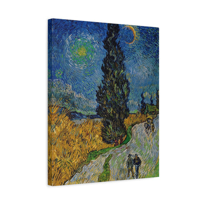 Road with Cypress and Star By Vincent van Gogh