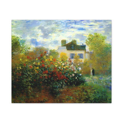 The Garden of Monet at Argenteuil By Claude Monet