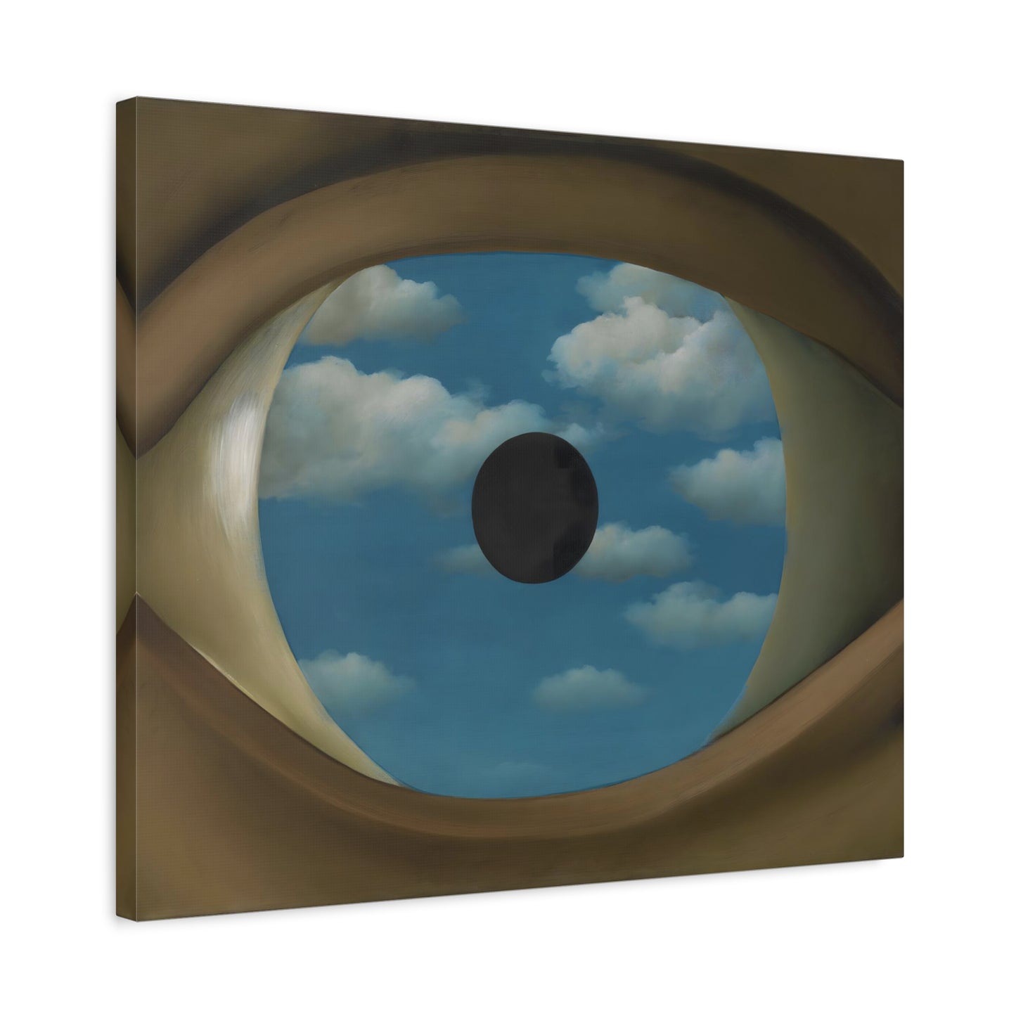 The False Mirror By René Magritte