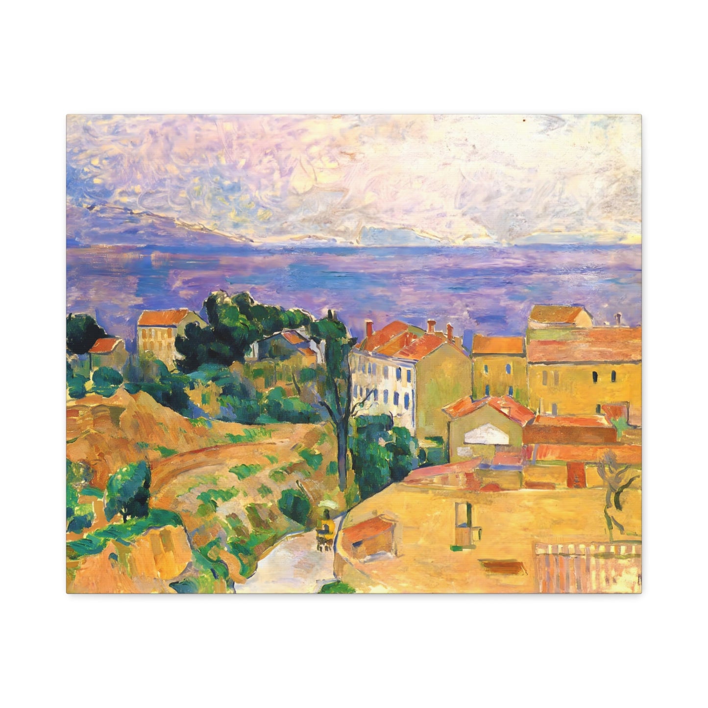 View of L'Estaque By Paul Cézanne