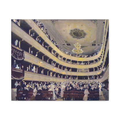 The Old Burgtheater By Gustav Klimt